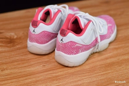 (W) RUST 11 RETRO - AH7860-106 JORDAN LOW PINK SNAKE 1128